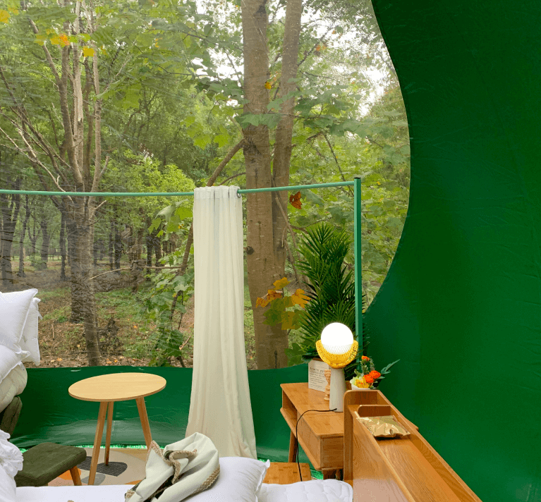 Zdjęcie namiotu bubble house