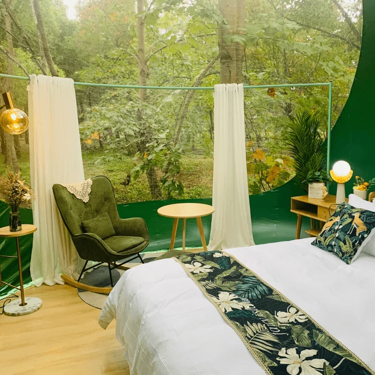 Zdjęcie namiotu bubble house