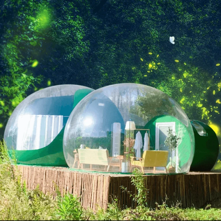 Zdjęcie namiotu bubble house
