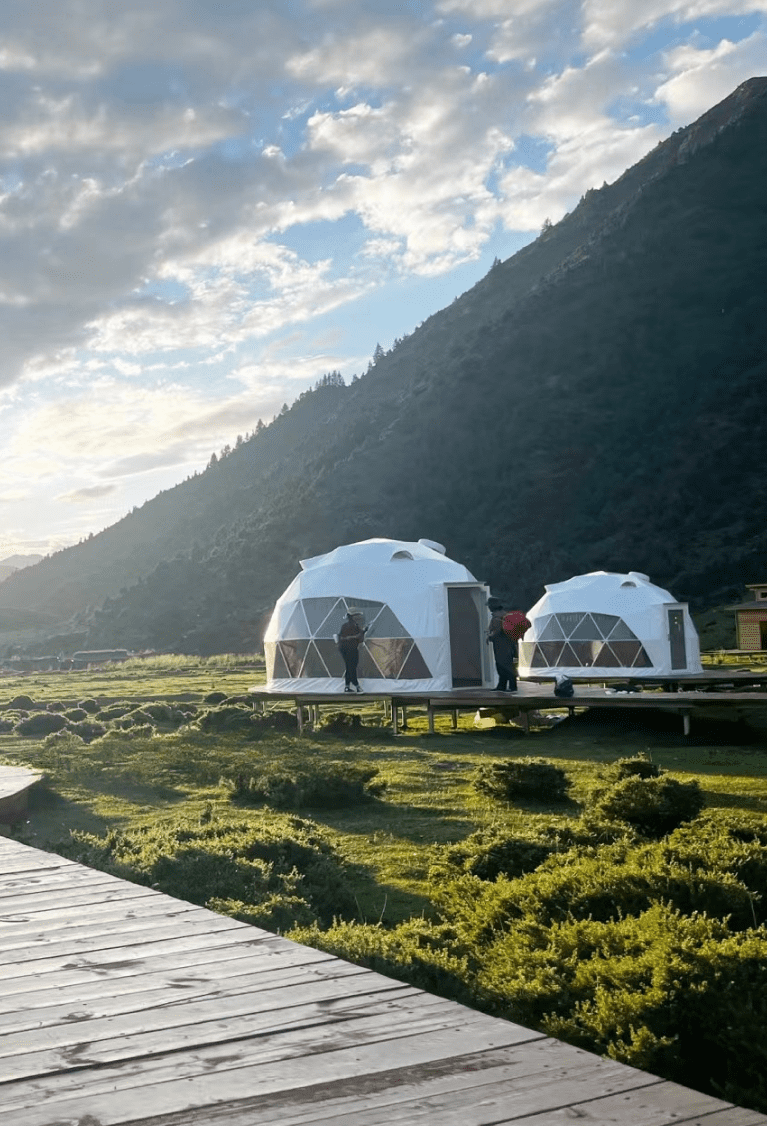 Zdjęcie namiotu glampingowego